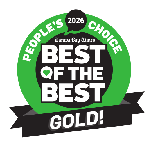 Tampa Bay Times People's Choice Best of the Best 2026 Gold badge